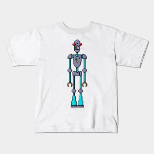Pixel Robot 208 Kids T-Shirt
